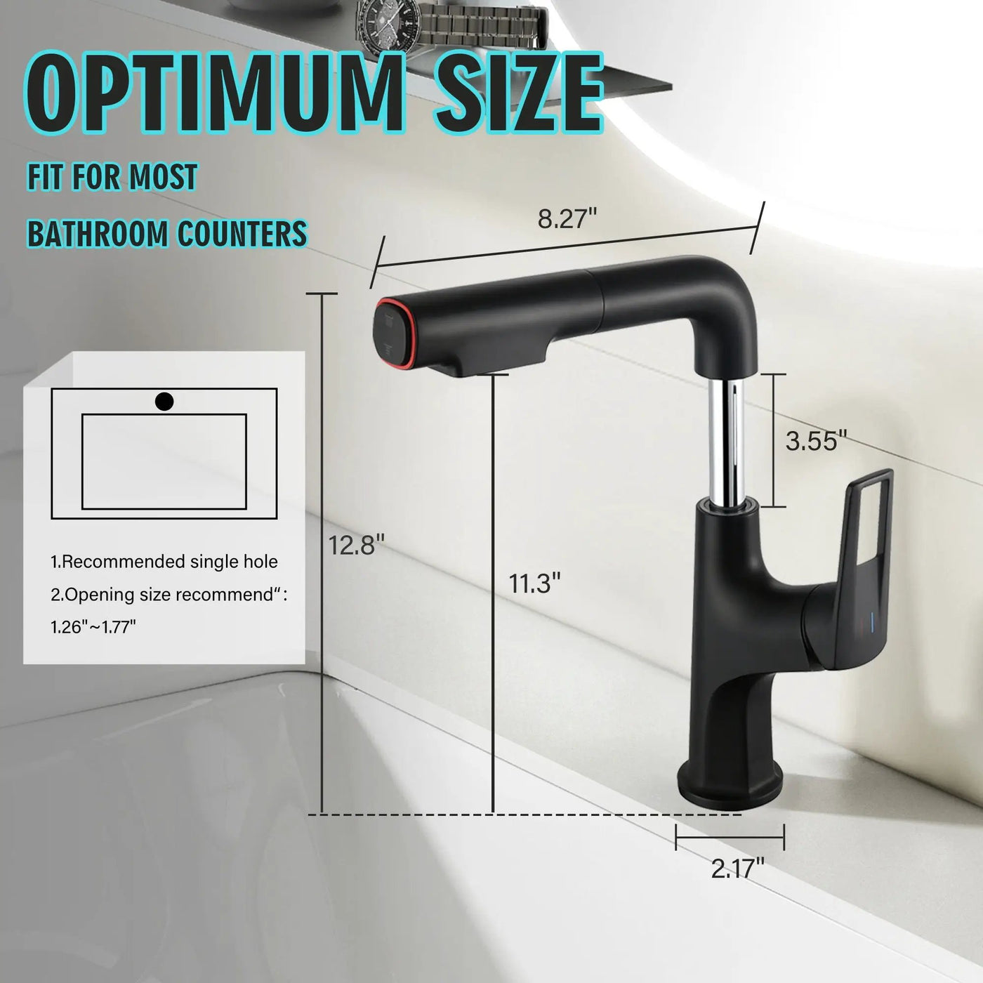 Pull Down Vessel Faucet With Lift Spout & Dual Spray Modes by HouseOfZazla
