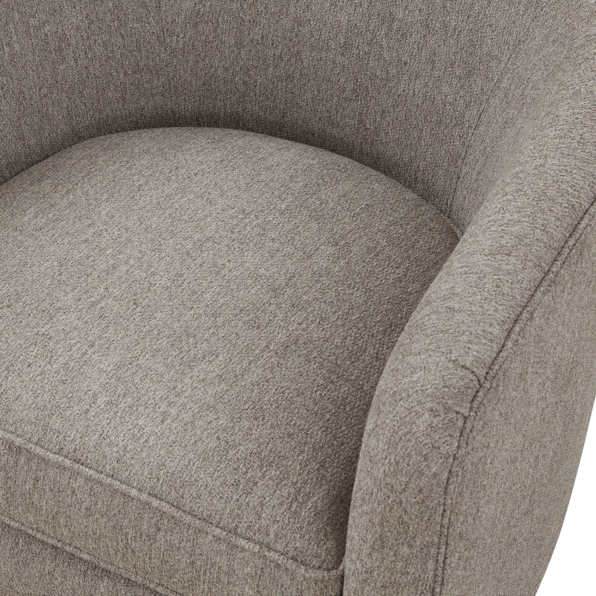 Miramar - Swivel Barrel Chair With Wooden Base by HouseOfZazla
