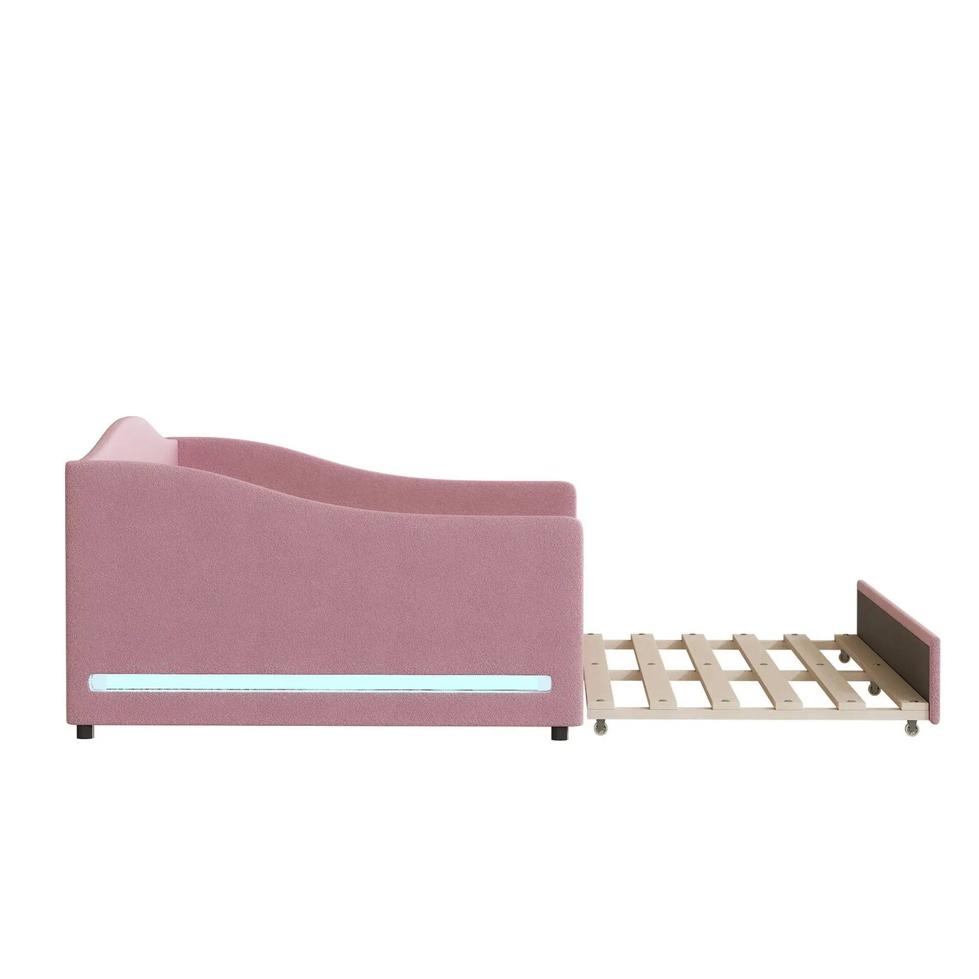 Upholstered Daybed With Light And Trundle by HouseOfZazla