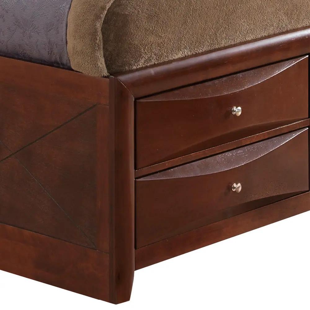 Modern Design Storage Bed With Bookcase Headboard by Unique Piece Furniture