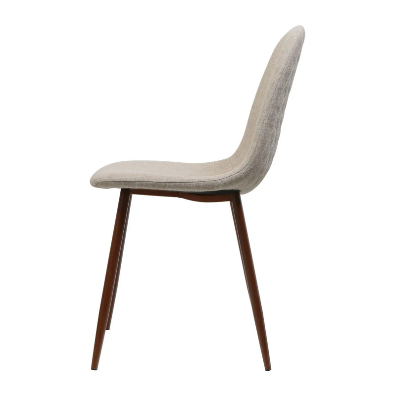 Elegant Dining Chair Set With Fabric by HouseOfZazla