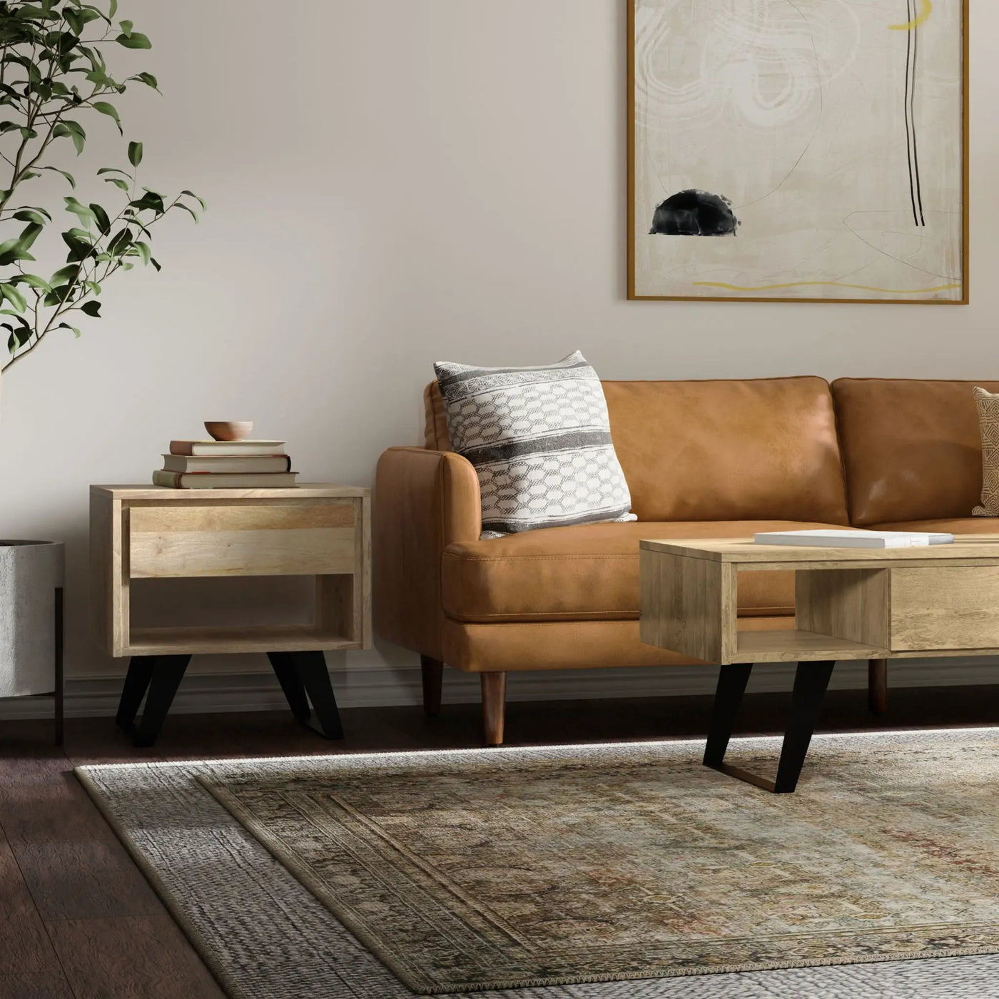 Lowry - Handcrafted End Table by Unique Piece Furniture