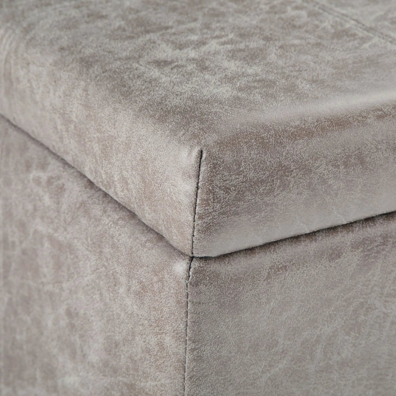 Dover - Upholstered Storage Ottoman Bench by HouseOfZazla