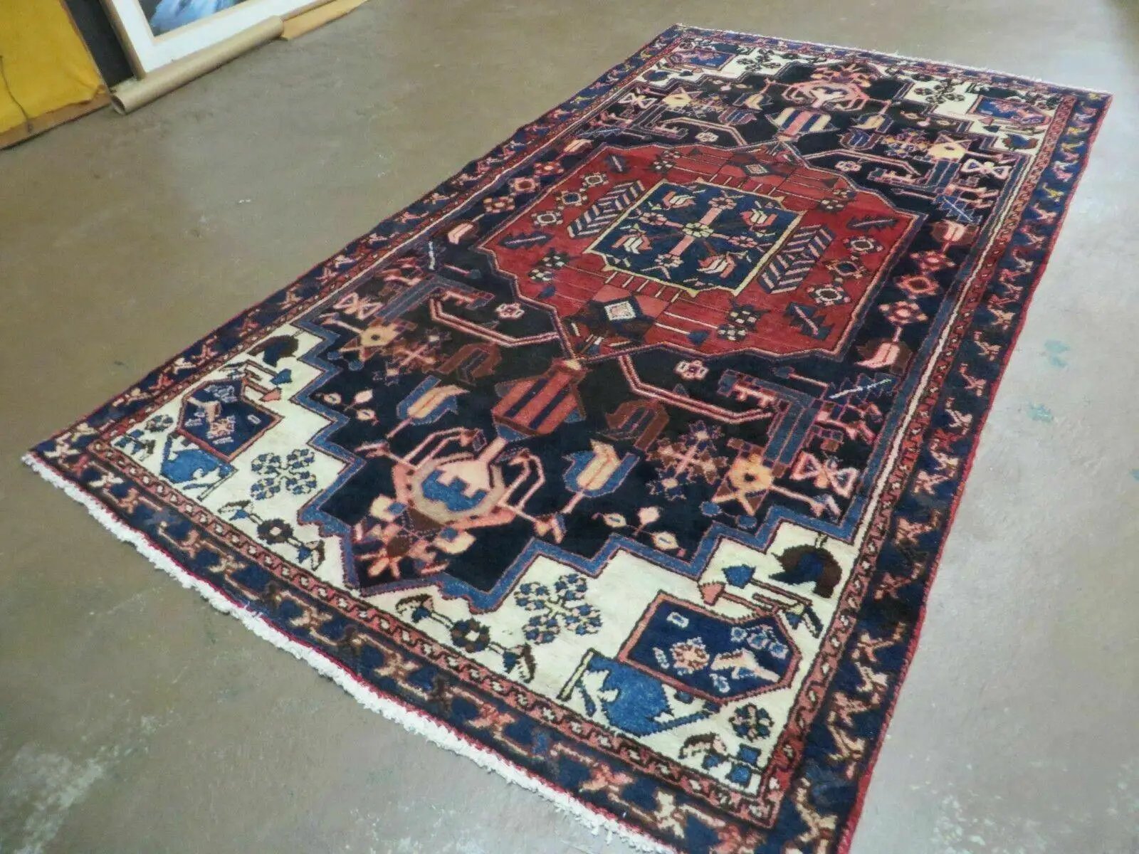 4' X 7' Antique 1920 Handmade Turkish Anatolian Wool Rug Veg Dye Nice by Jewel Rugs
