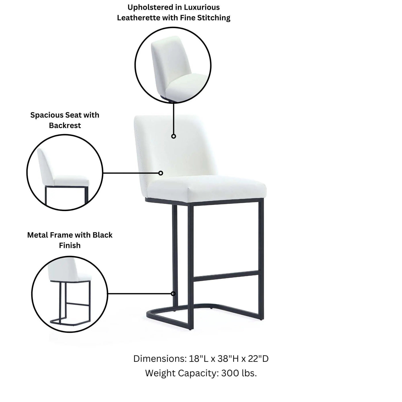 Serena - Counter Stool by HouseOfZazla