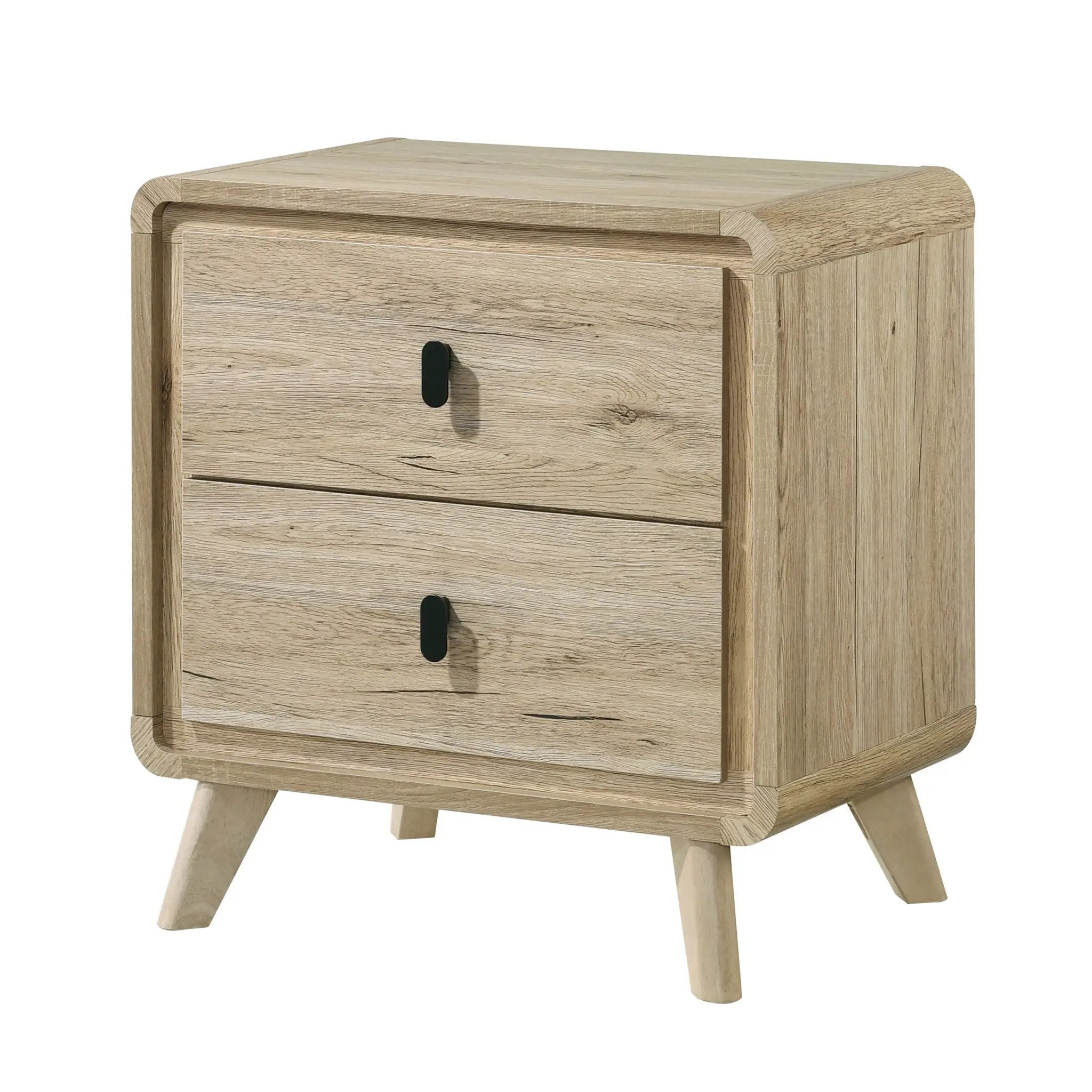 Nightstand & 2 Drawers - Beige by HouseOfZazla