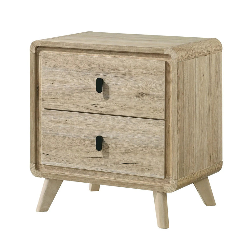 Nightstand & 2 Drawers - Beige by HouseOfZazla