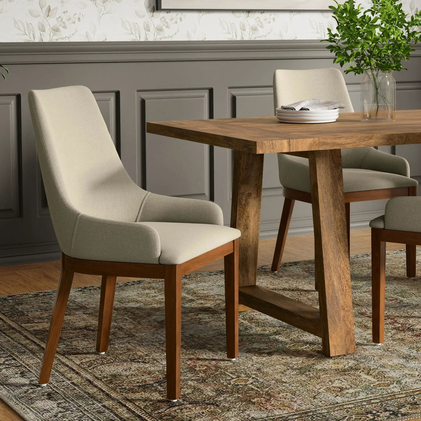 Stephanie - Upholstered Dining Chair (Set of 2) by HouseOfZazla