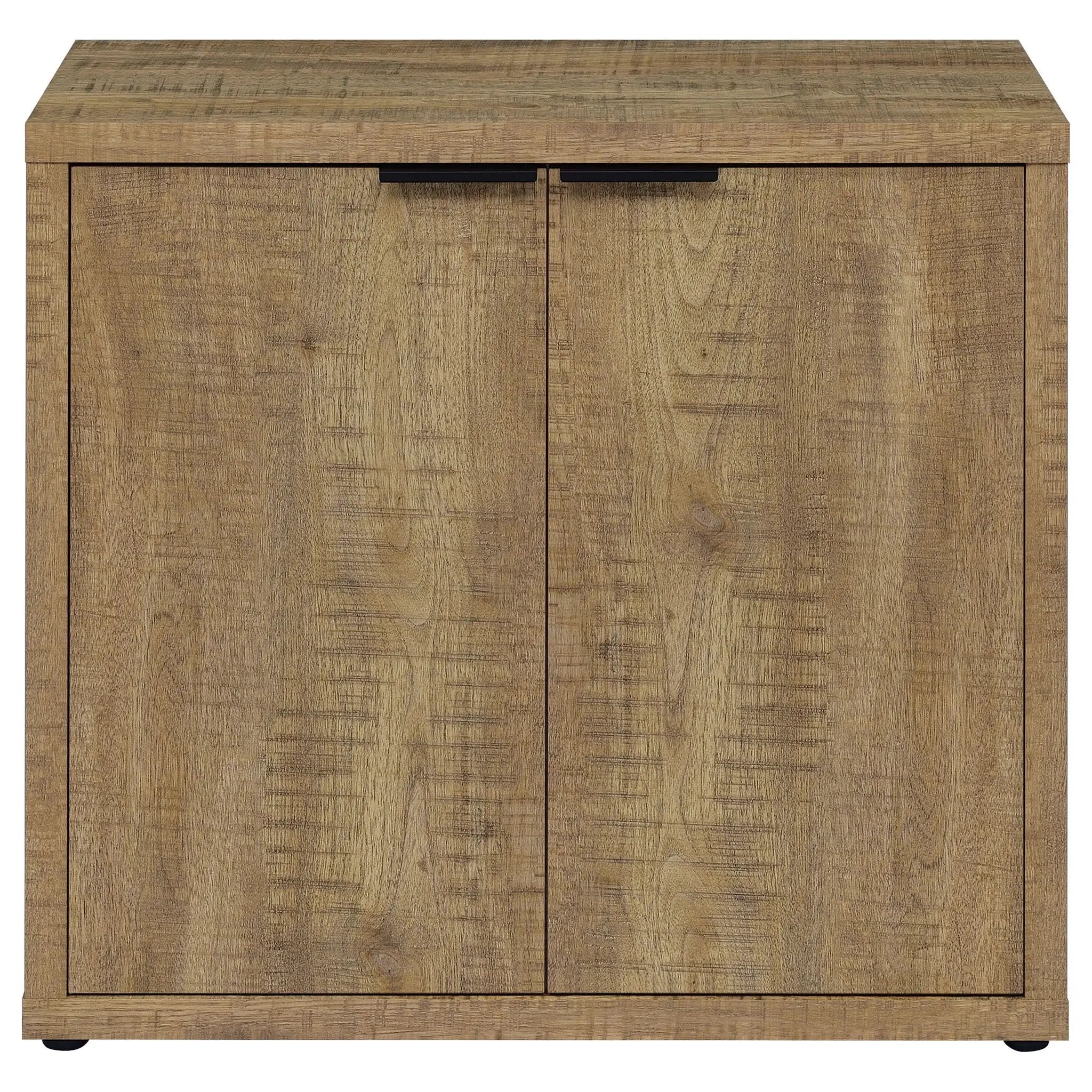 Pepita 2-door Engineered Wood Accent Cabinet Mango Brown by Unique Piece Furniture