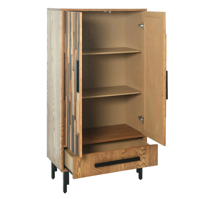 60" Tall Storage Cabinet with Drawer by HouseOfZazla
