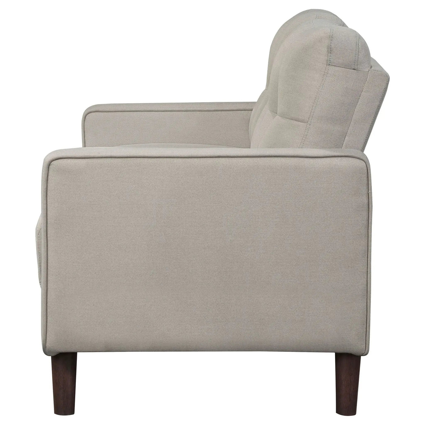 Harvey - Tufted Loveseat With Track Arm Design by HouseOfZazla
