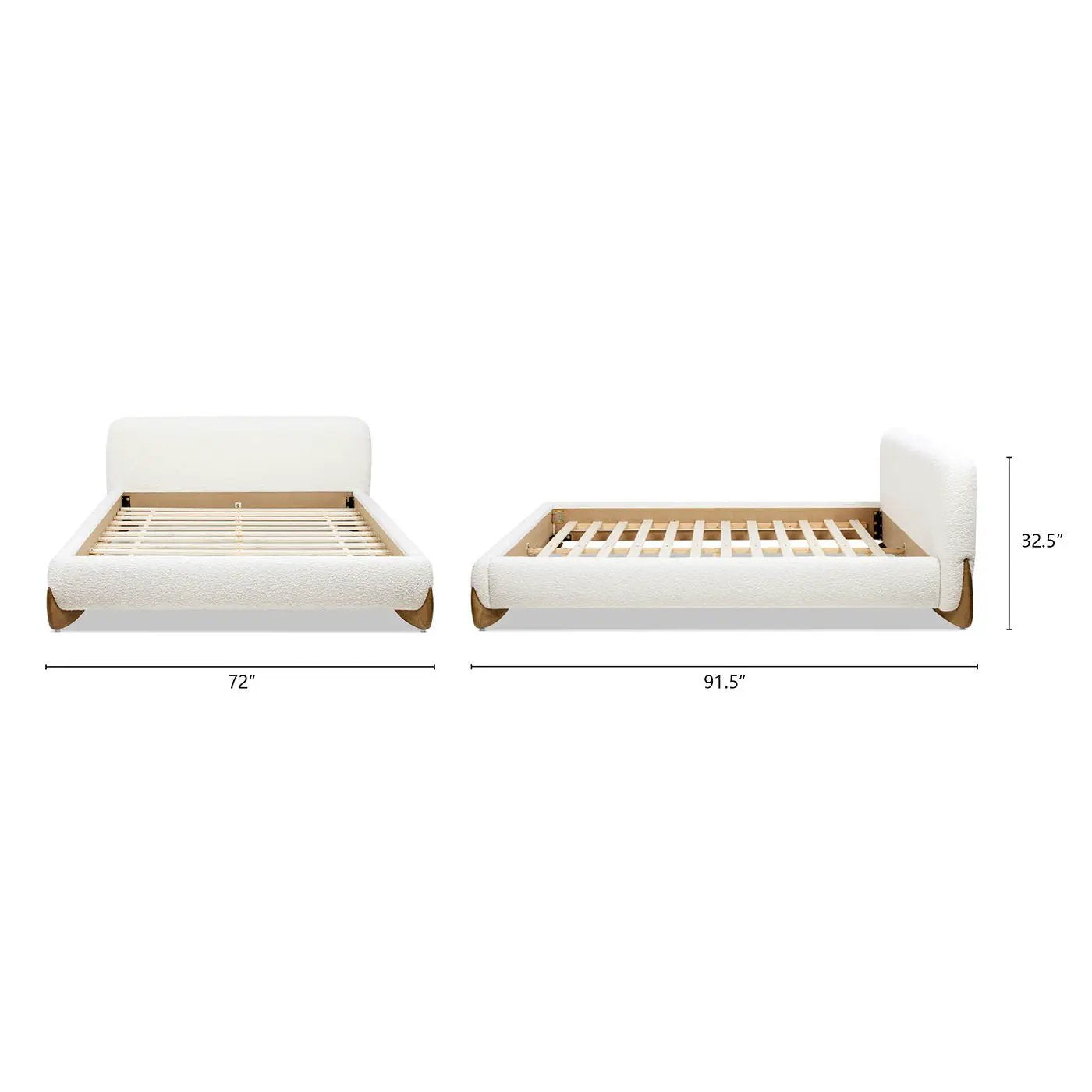 Alpine - Puffy Modern Platform Bed by Unique Piece Furniture