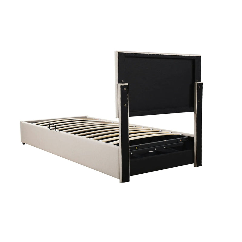 Upholstered Platform Bed With A Hydraulic Storage System by HouseOfZazla