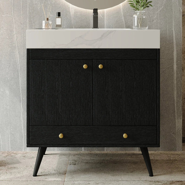 Contemporary Free-standing Bathroom Vanity, photo 2 of 10