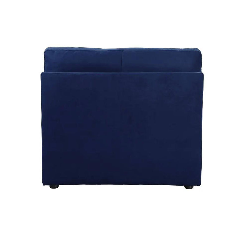 Crosby - Modular Armless Chair - Blue Fabric by Unique Piece Furniture