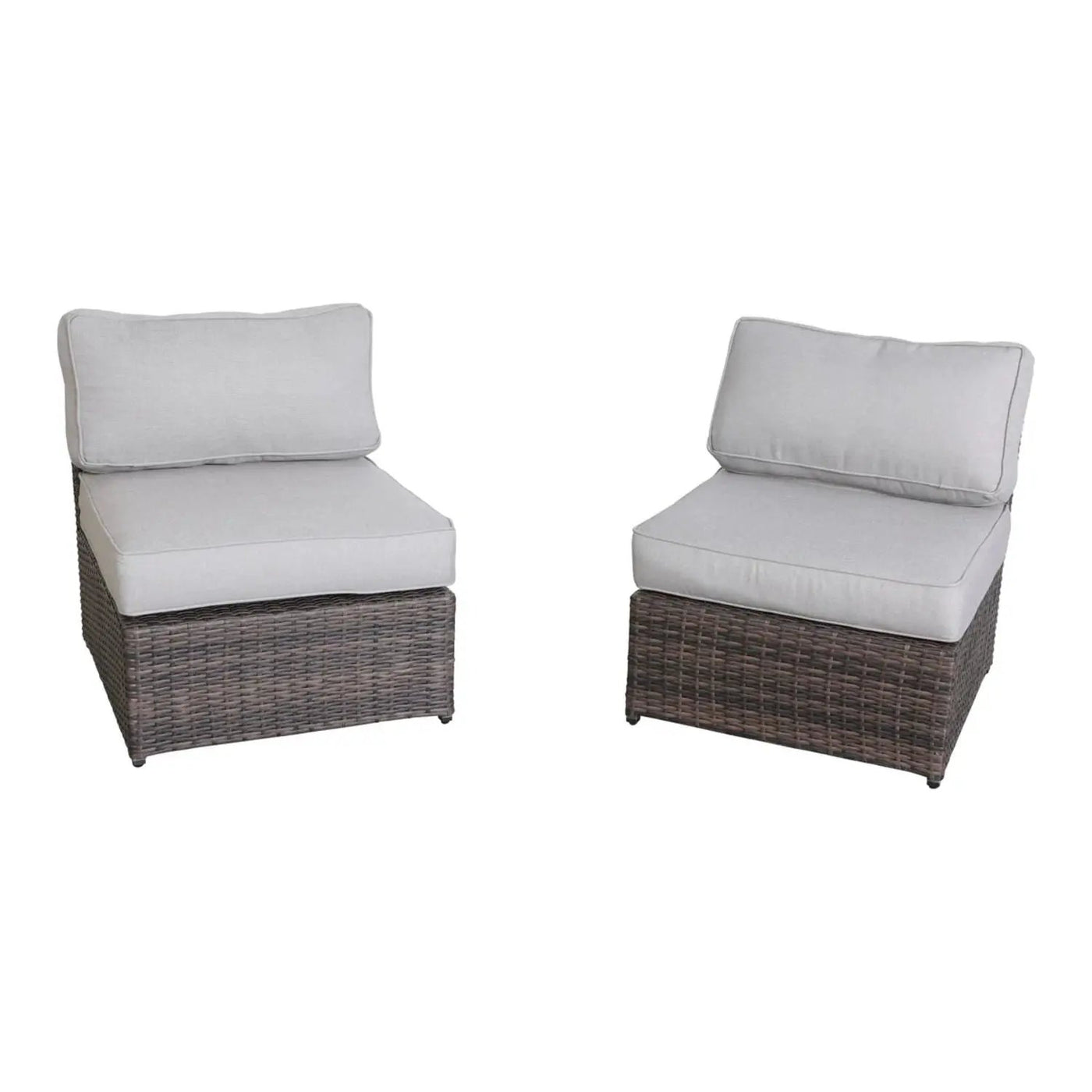 Modern Rattan Wicker Seating Group With Cushions by HouseOfZazla