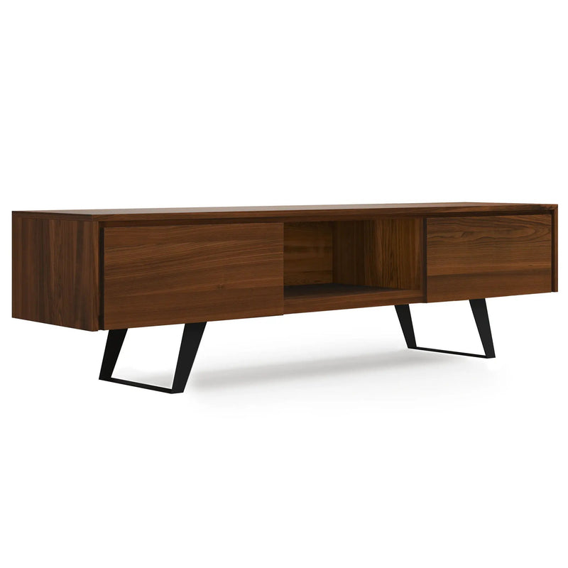 Lowry - Handcrafted TV Media Stand - Walnut by HouseOfZazla