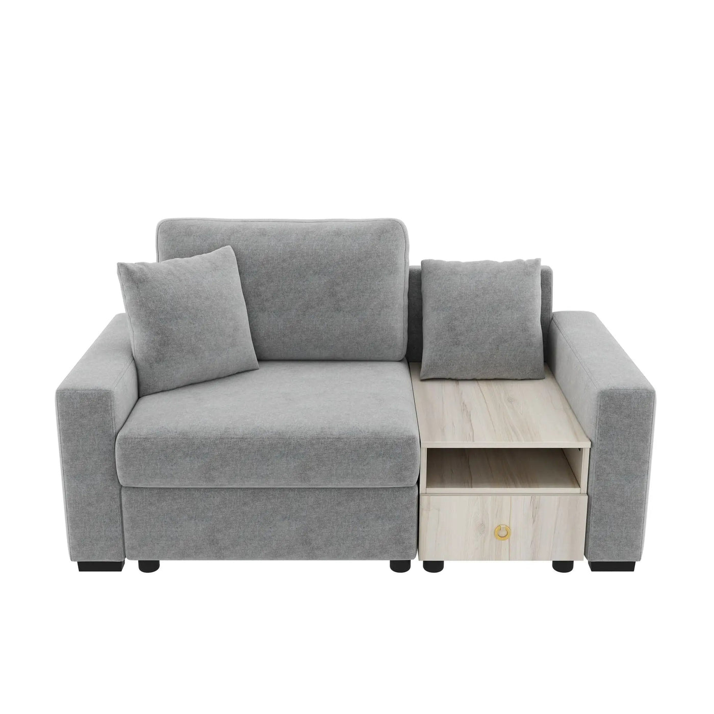 Modular Sofa Couch With Storage Armrest And Center Console by HouseOfZazla