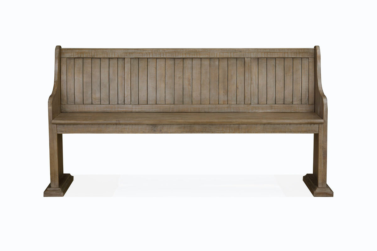 Tinley Park - Bench With Back - Dove Tail Gray, photo 3 of 5