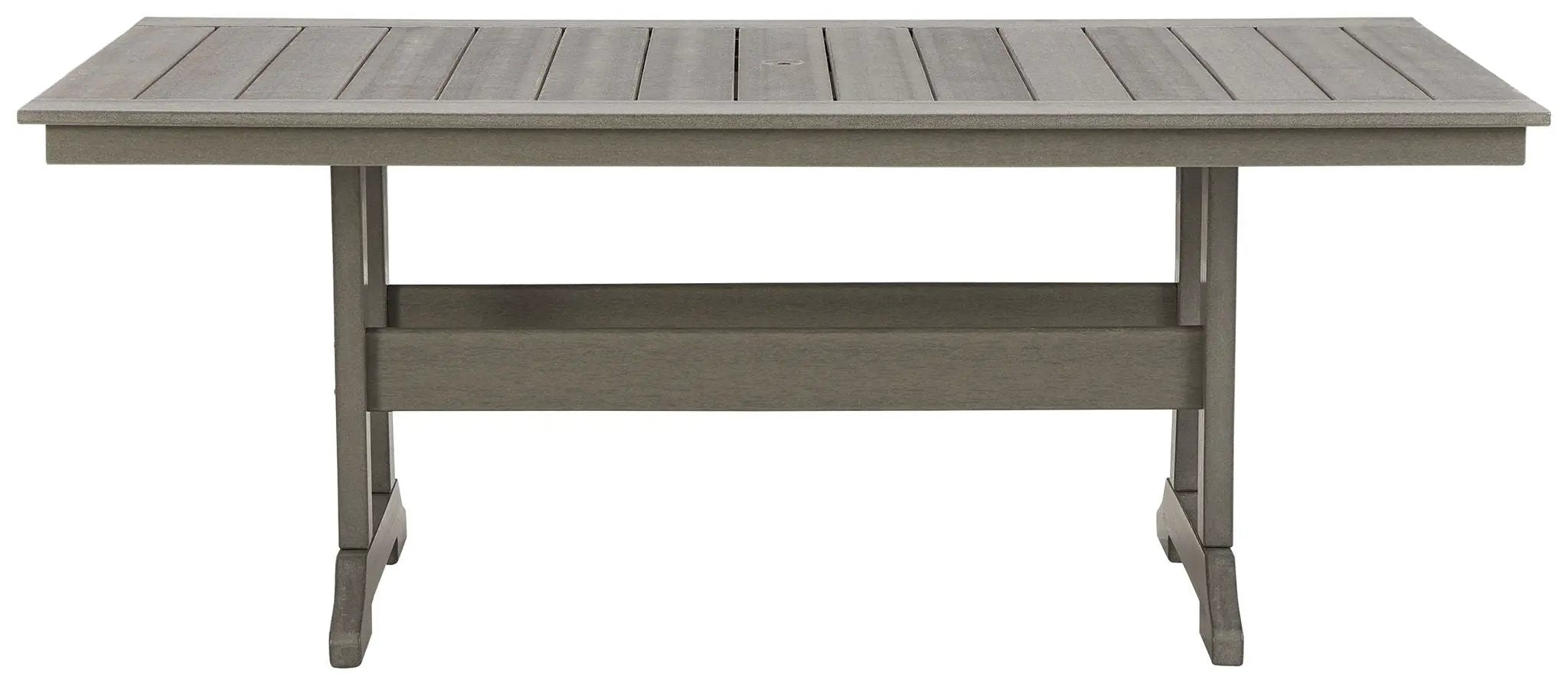Visola - RECT Dining Table w/Umb OPT - Gray by Unique Piece Furniture