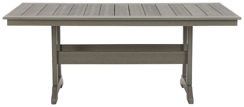 Visola - RECT Dining Table w/Umb OPT - Gray by Unique Piece Furniture