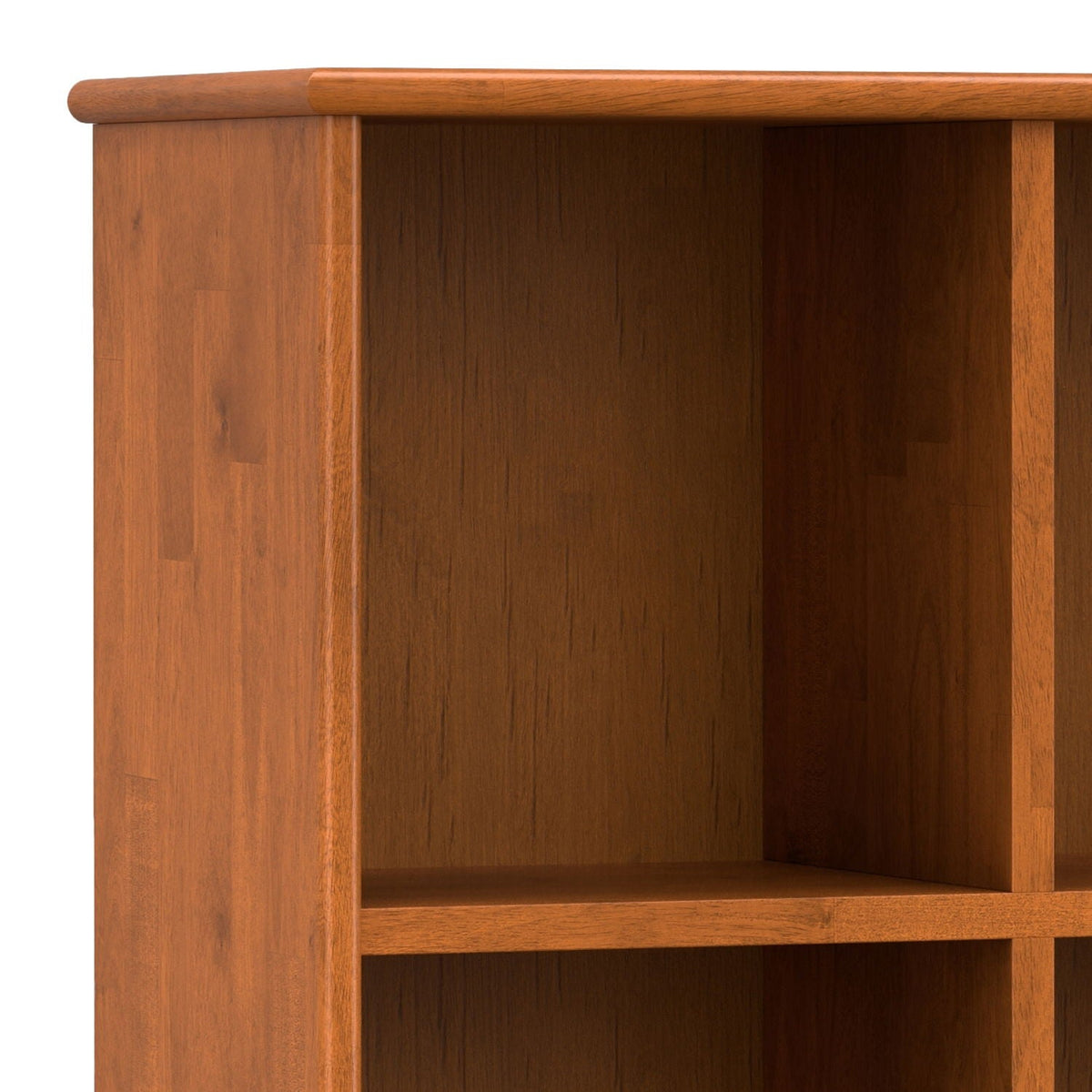 Handcrafted Low Bookcase with Open Cube Shelves - Multiple Finishes, photo 28 of 40