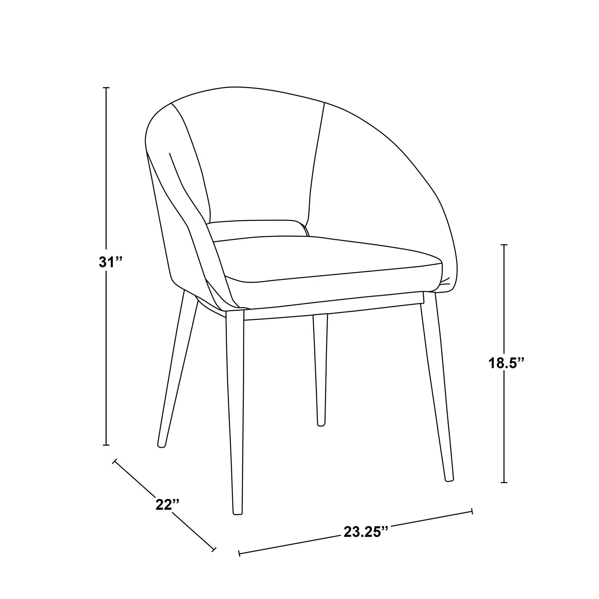 Renee - Contemporary Distinctive Design Chair by Unique Piece Furniture