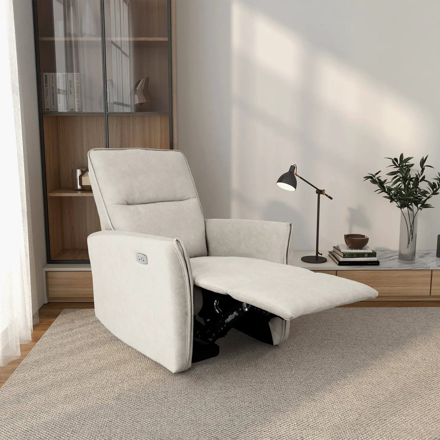Asheville - Suede Recliner Chair by Unique Piece Furniture