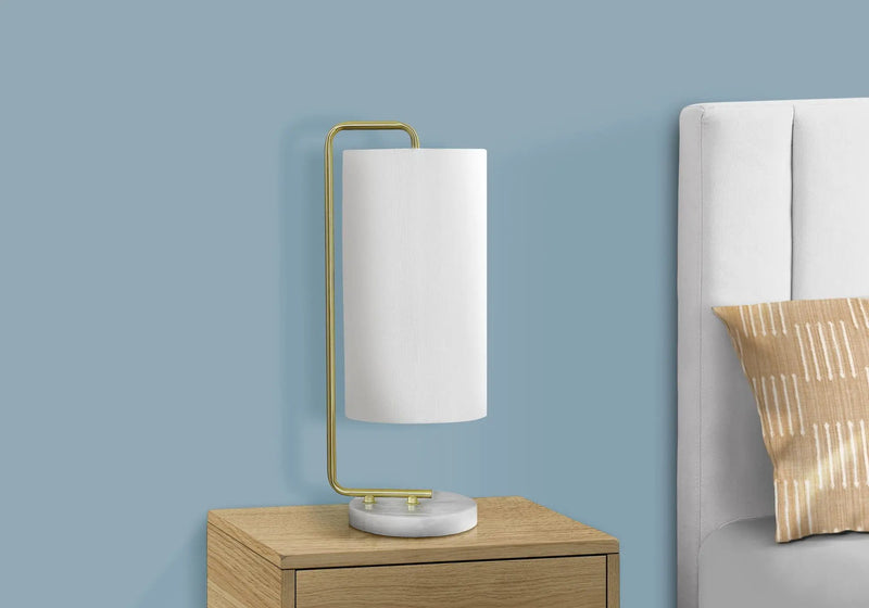 Lighting, Table Lamp, Marble, Contemporary - White by Unique Piece Furniture