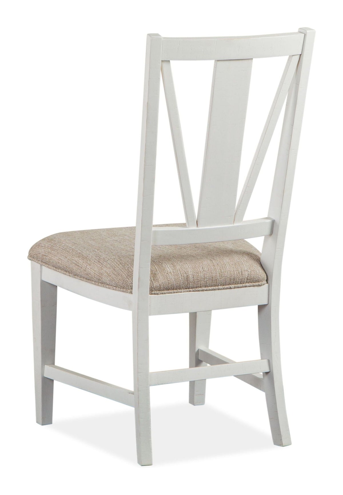 Heron Cove - Dining Side Chair With Upholstered Seat (Set of 2) - Chalk White, photo 3 of 7