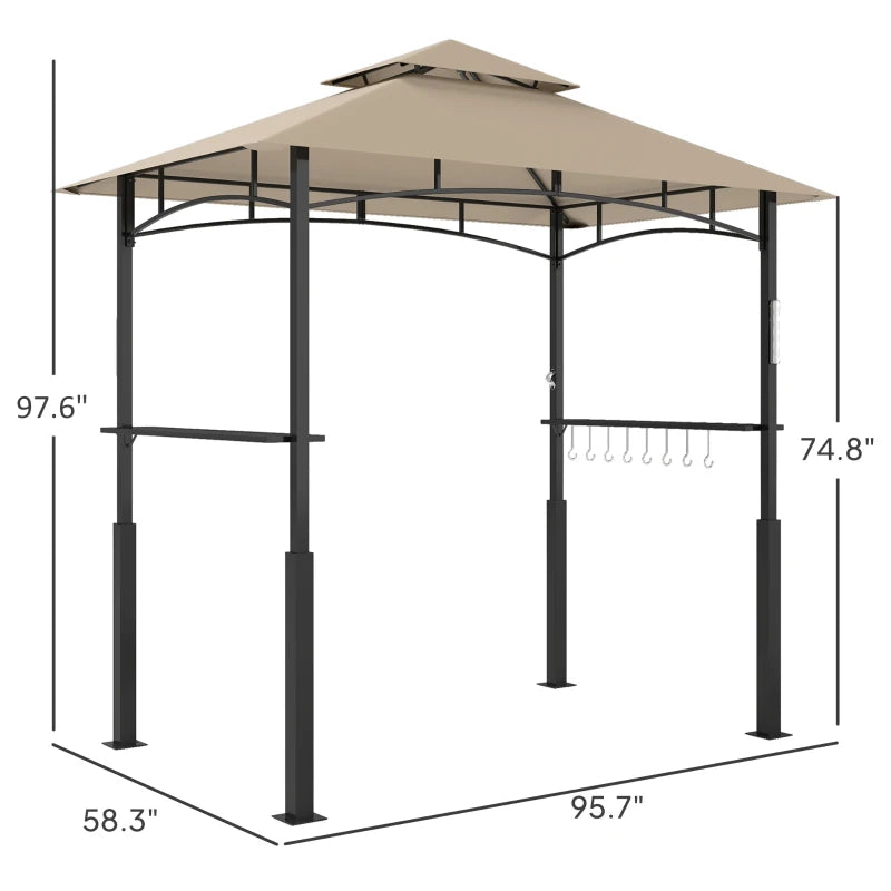 Double-Tiered Barbecue Gazebo Shelter by HouseOfZazla