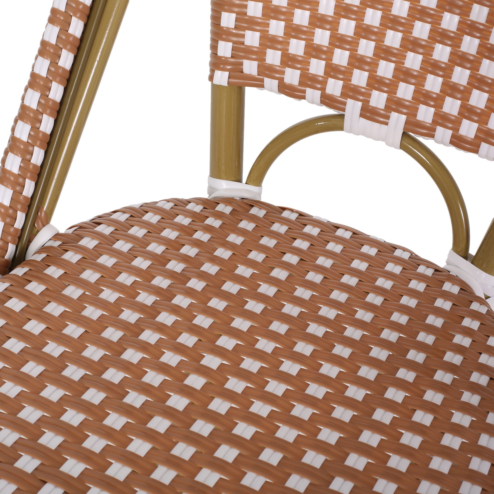 Outdoor PE Rattan French Barstool Set by HouseOfZazla