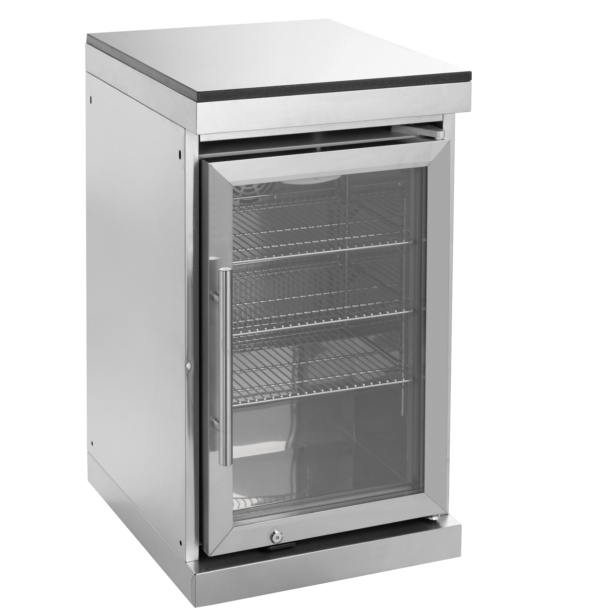 104" 4-Burner 72,000 BTU Silver Outdoor Kitchen Island Grill with Storage Cabinets & Drawers by Chery Industrial