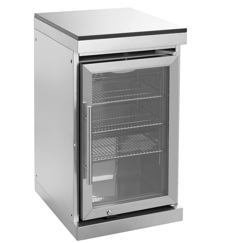104" 4-Burner 72,000 BTU Silver Outdoor Kitchen Island Grill with Storage Cabinets & Drawers by Chery Industrial