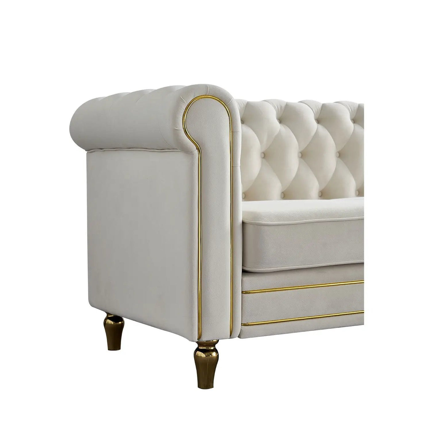 Chesterfield - Sofa 84.65" For Living Room by Unique Piece Furniture