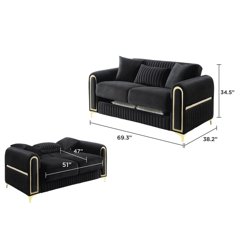 Ruby - Loveseat by HouseOfZazla