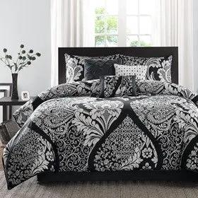 7 Piece Cotton Printed Comforter Set by HouseOfZazla
