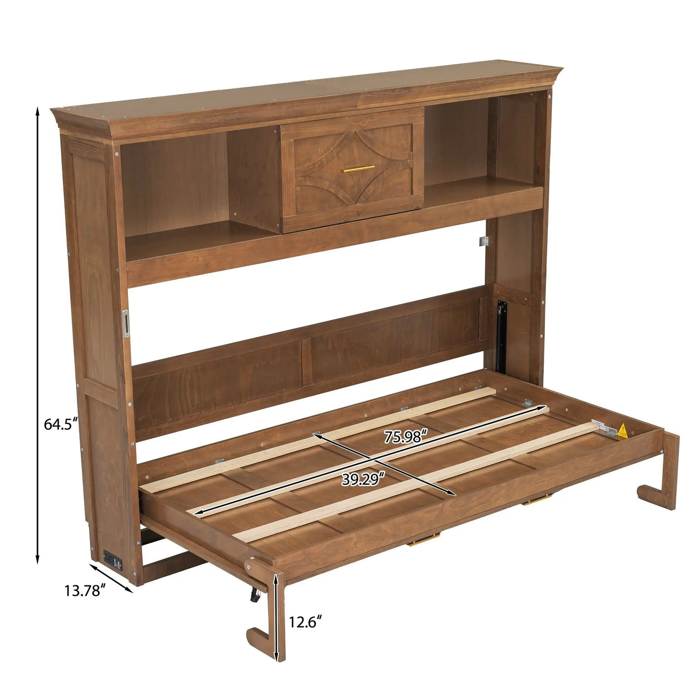 Murphy Bed With Charging Station and Drawer by HouseOfZazla
