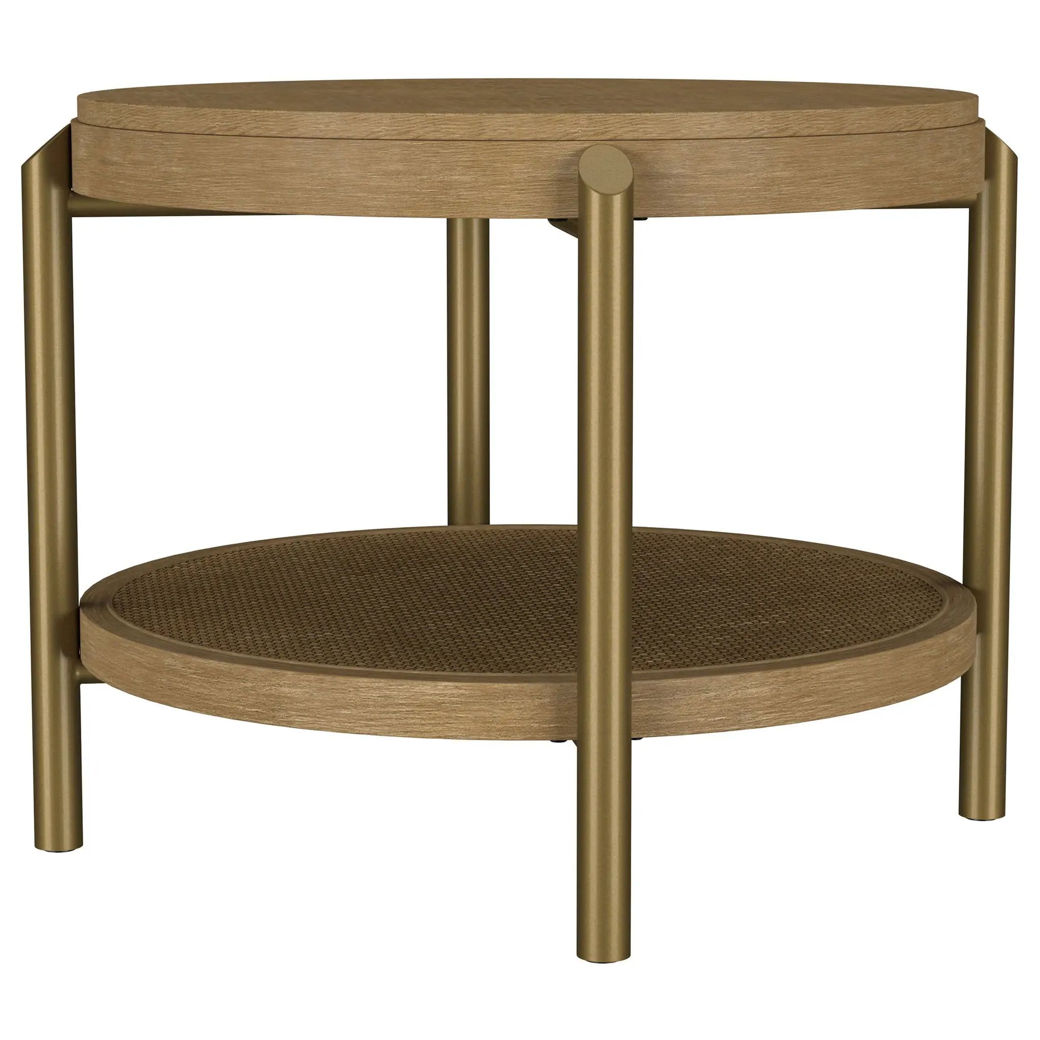 Arini 2-piece Round Coffee and End Table Set Sand Wash by Unique Piece Furniture