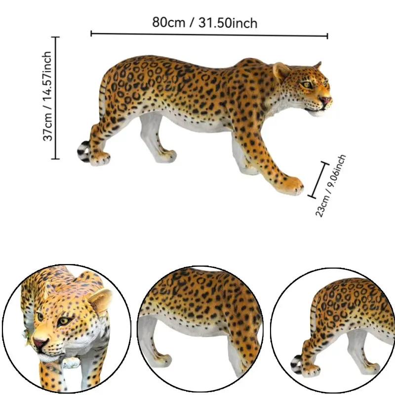 Realistic Leopard Garden Statue by HouseOfZazla