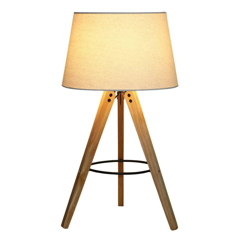 Decorative LED Desk Lamp, 3 Legged - Natural by HouseOfZazla