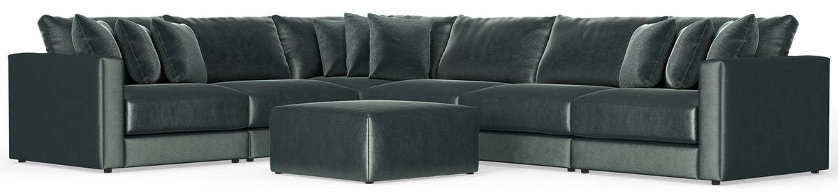Remington - Modular Sofa And Cocktail Ottoman - Pine, photo 17 of 28