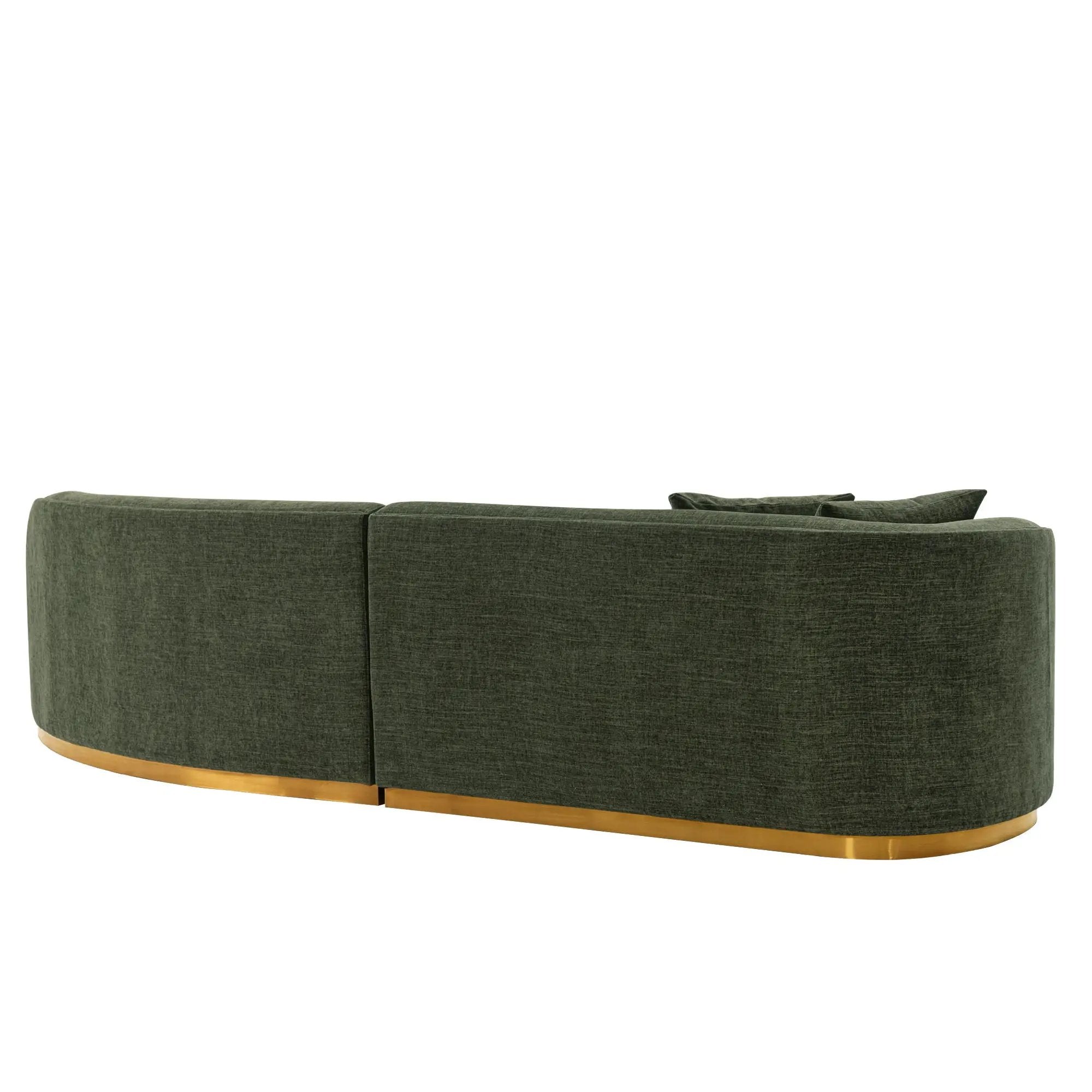 Daria - Sofa Sectional With Pillows, 2 Piece Design by HouseOfZazla
