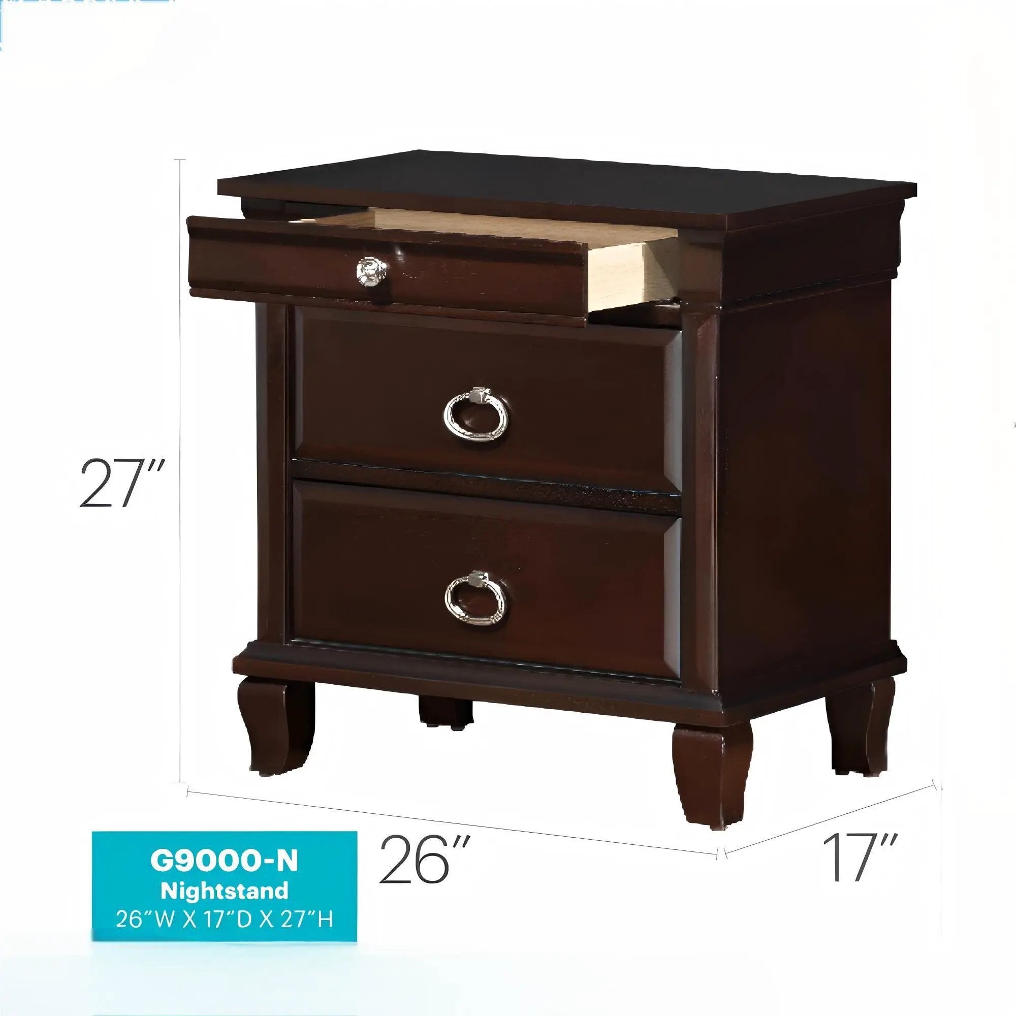 Triton - Nightstand - Cappuccino by HouseOfZazla