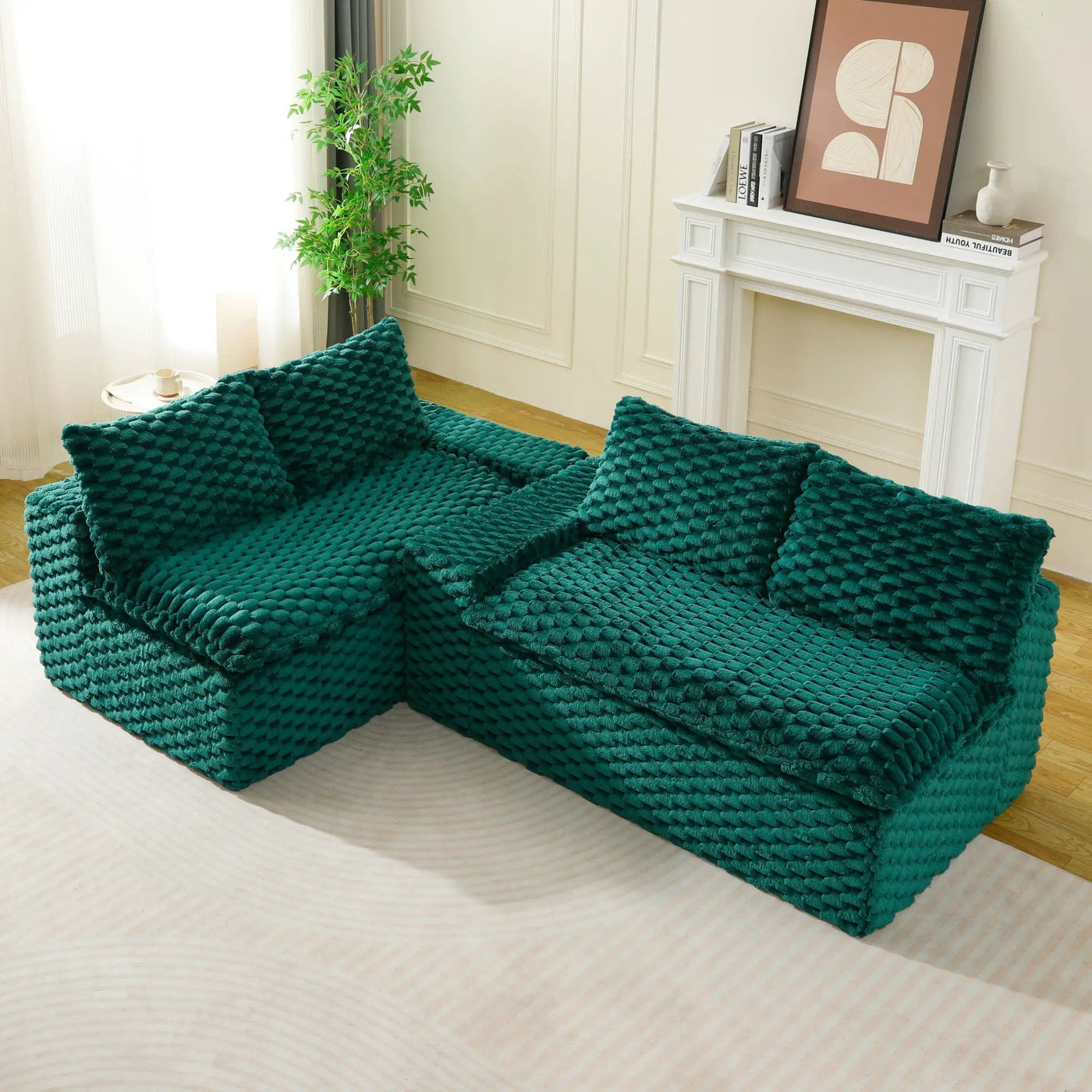 Multifunctional Sofa, Side-By-Side Or Facing Each Other by HouseOfZazla