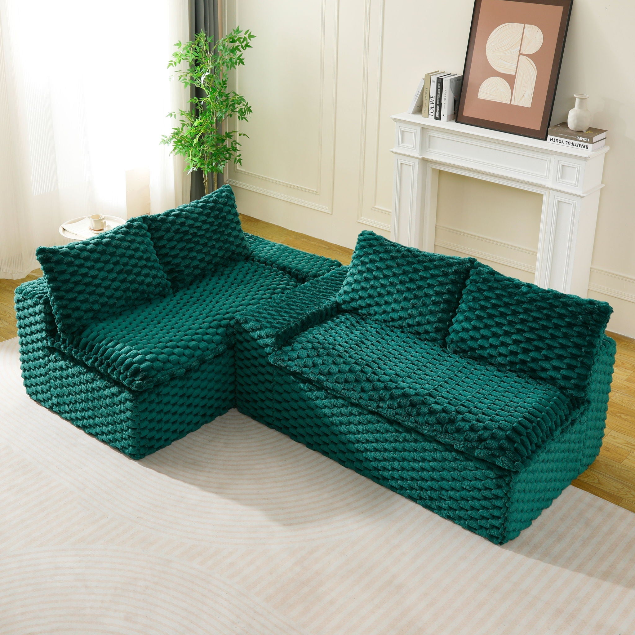 Multifunctional Sofa, Side-By-Side Or Facing Each Other by HouseOfZazla