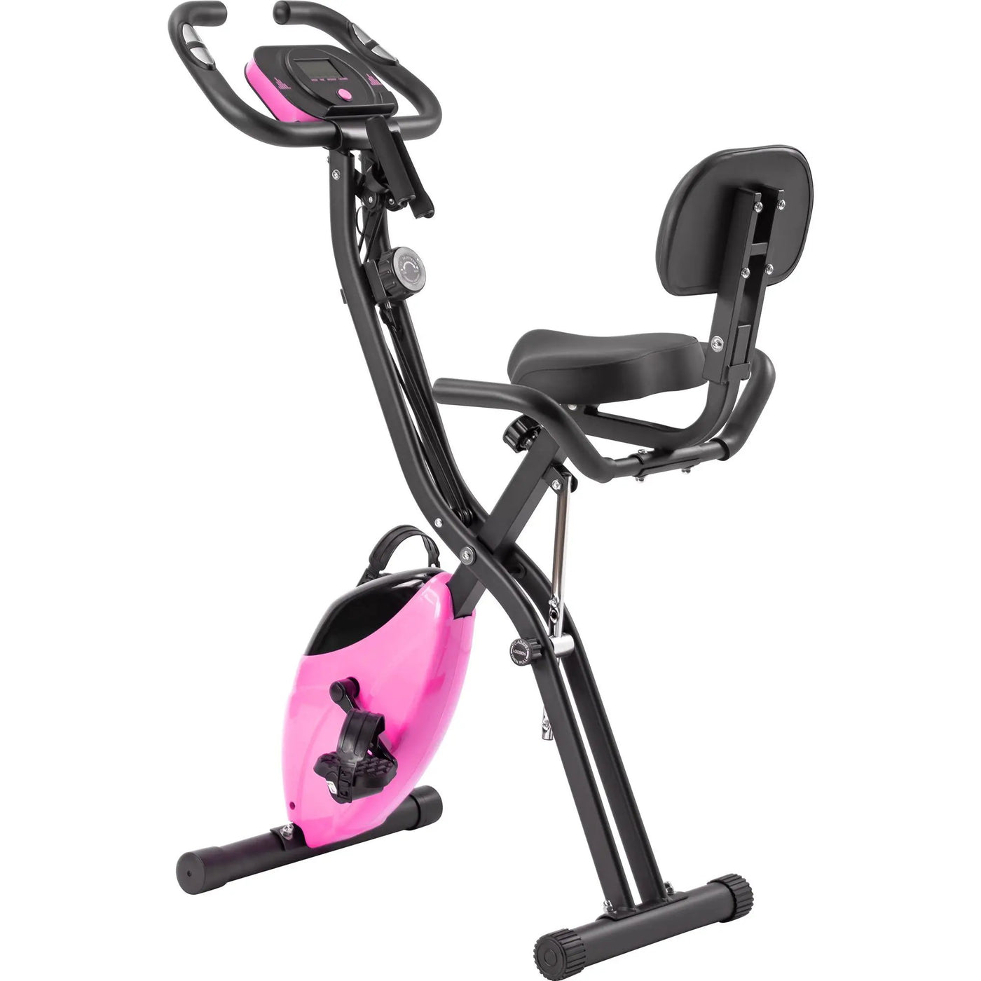 Exercise Bike Folding Stationary Bikes For Home With 16 Level Magnetic Resistance by HouseOfZazla