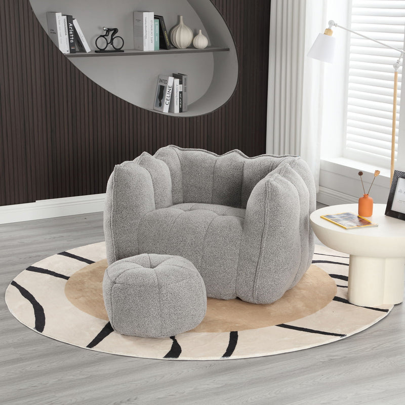 Soft Bean Bag Chair With High Resilient Foam by HouseOfZazla