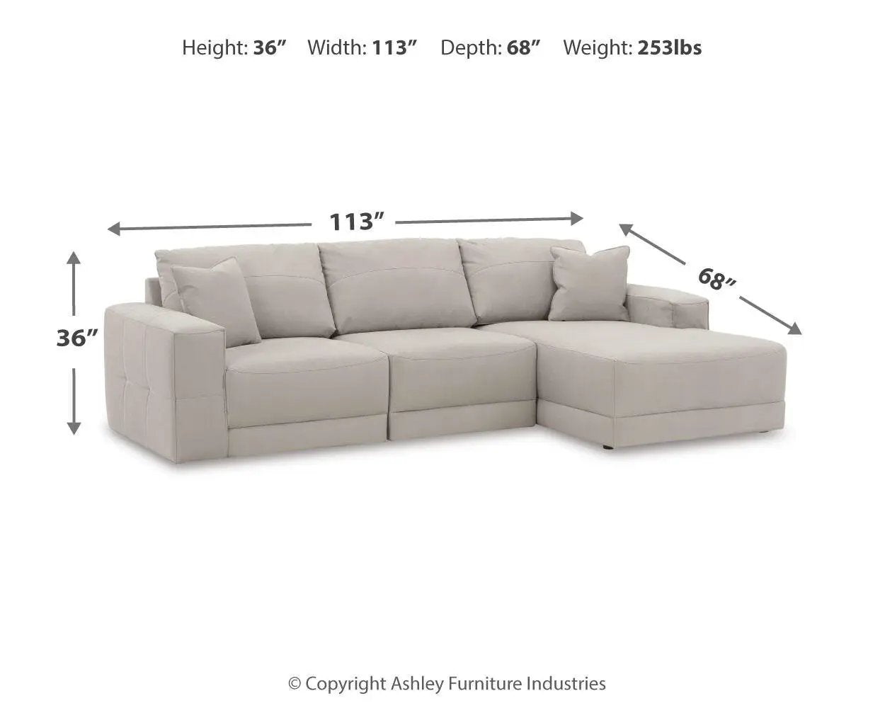 Next-Gen Gaucho - Sectional by Unique Piece Furniture