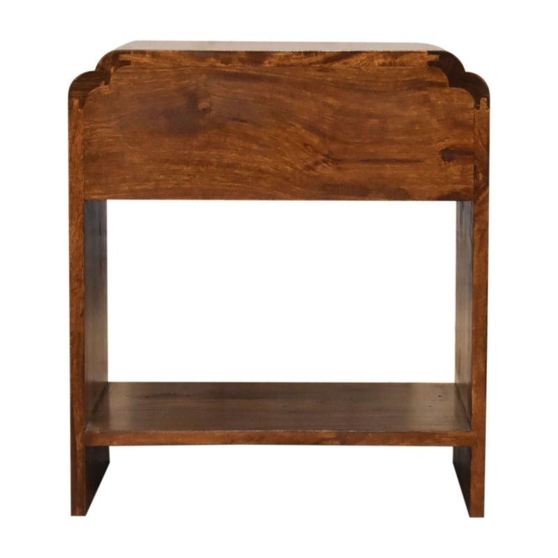 Newton - Nightstand With A Drawer And Open Shelf by HouseOfZazla